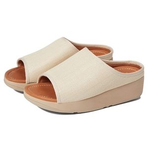 FitFlop Straw Raffia Slide Sandal | 5